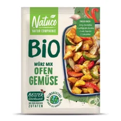 Mix de condimente bio pentru legume la cuptor, 34g natuco Mix de condimente bio pentru legume la cuptor, 34g natuco