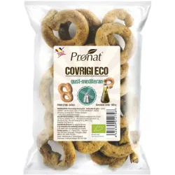 Covrigi bio gust mediteran 100g Pronat Covrigi bio gust mediteran 100g Pronat