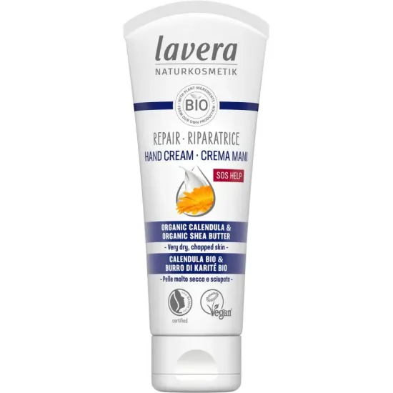 Crema bio de maini, reparatoare, 75ml Lavera