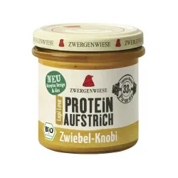 Crema tratinabila proteica bio cu ceapa si usturoi, 135g Zwergenwiese