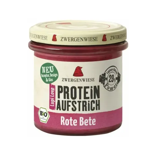 Crema tratinabila proteica bio cu sfecla rosie, 135g Zwergenwiese