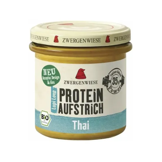 Crema tratinabila proteica bio thai, 135g Zwergenwiese