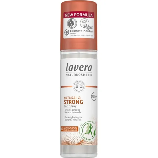 Deodorant spray bio, Natural & Strong, 75ml Lavera