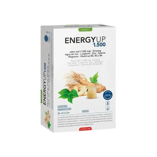 Energy up 1.500, 20 fiole a 15ml/ 300ml Bipole