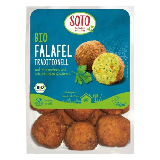 Falafel bio traditional, 12 buc. 220g Soto