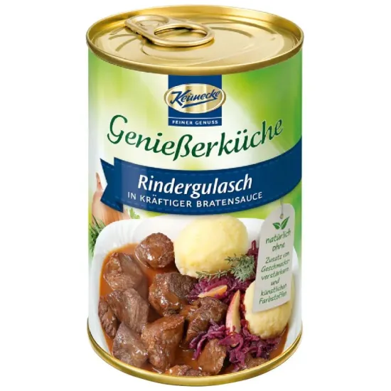 Gulas de vita in sos brun, 400g Keunecke