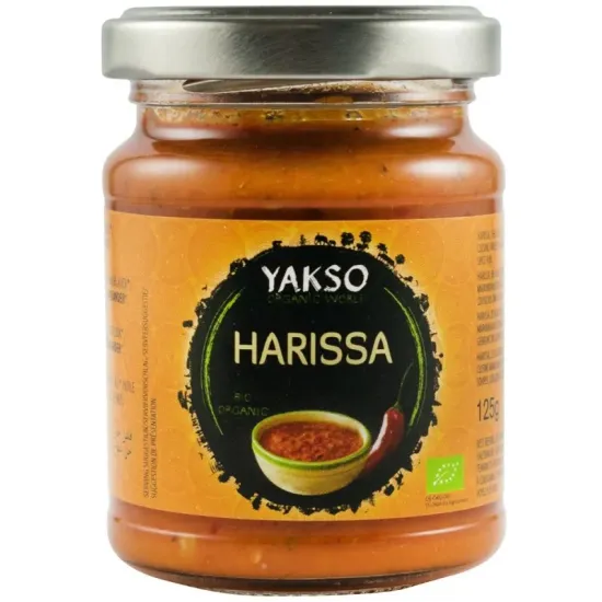 Harissa bio, pasta picanta, 125g Yakso