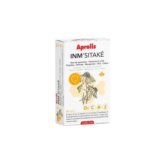 INM`SITAKE (capsule cu plante si propolis), 60 capsule – 32,7g Aprolis