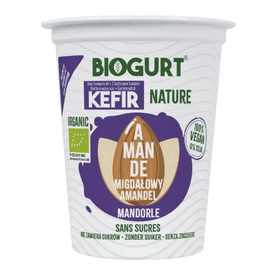 Kefir bio din bautura de migdale natur, 400g Biogurt