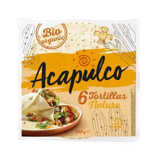 Lipii tortilla bio, 6 buc. 240g Acapulco