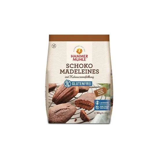 Madlene cu ciocolata, dupa o reteta frantuzeasca, (6*30)180g Hammer Muhle