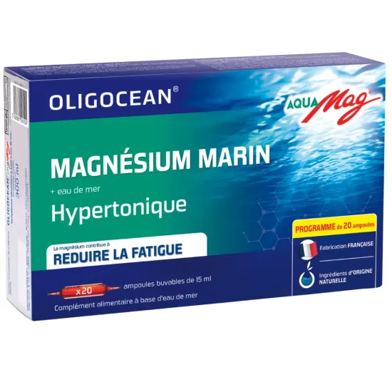 MAGNEZIU MARIN AQUAMAG - OLIGOCEAN, 20 FIOLE X 15ML, 300ML, LABORATOIRES SUPERDIET