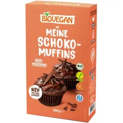 Mix bio pentru Muffins cu ciocolata, vegan, 360g Biovegan Mix bio pentru Muffins cu ciocolata, vegan, 360g Biovegan