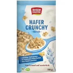 Musli bio crunchy din ovaz, natur, 350g Rosen Garten