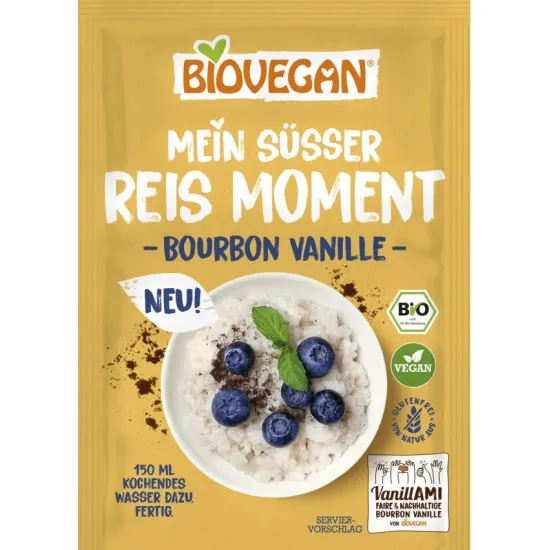 Orez bio cu vanilie, vegan, 56g Biovegan