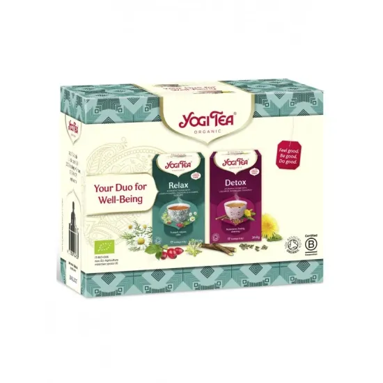 Pachet detoxifiere 2 cutii de ceai bio, Yogi Tea