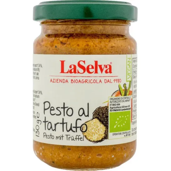 Pesto bio cu trufe, 130g LaSelva