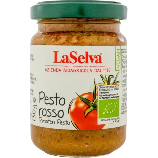 Pesto rosu bio, 130g LaSelva