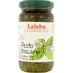 Pesto toscano bio cu busuioc, 180g LaSelva