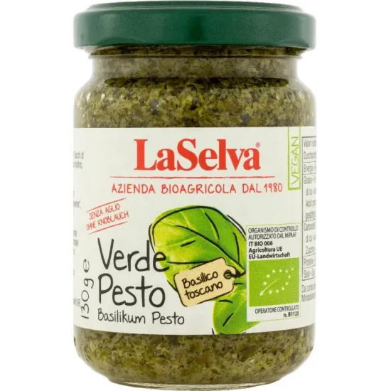 Pesto verde bio, 130g LaSelva