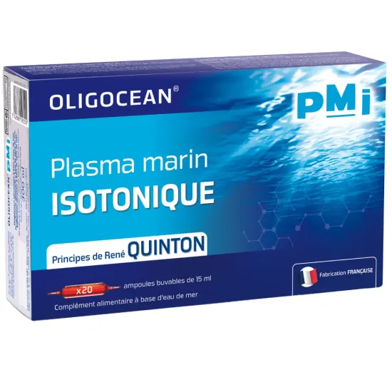 PLASMA MARINA IZOTONIC OLIGOCEAN – METODA QUINTON, 20 FIOLE X 15ML, 300ML, LABORATOIRES SUPERDIET