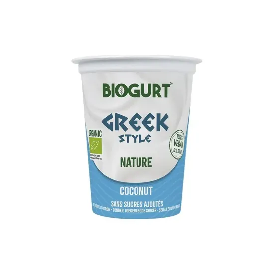 Preparat bio fermentat din bautura de cocos natur in stil grecesc, 400g Biogurt