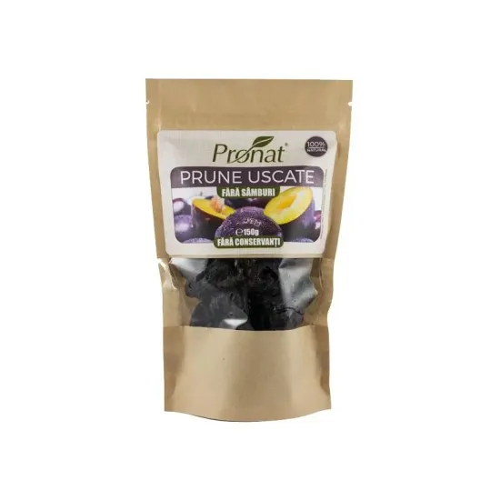 Prune fara conservanti si samburi, 150 g