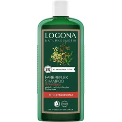Sampon pentru par vopsit (roscat si saten), cu henna, 250ml Logona