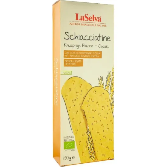 Schiacciatine bio classic, 150g LaSelva