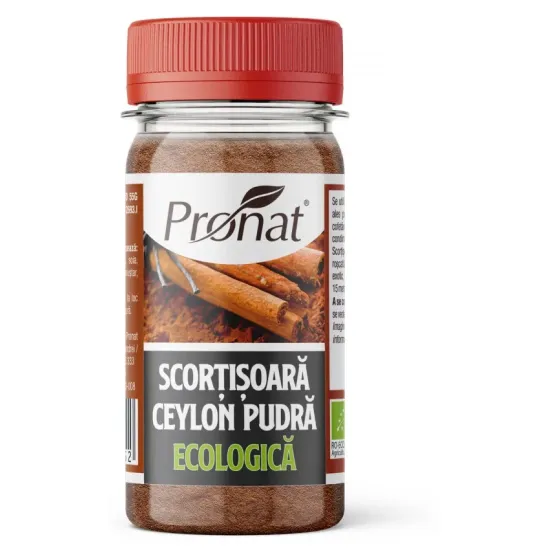 Scortisoara ceylon pudra bio, 40g Pronat