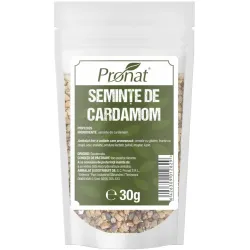 Seminte de cardamom, 30g Pronat Seminte de cardamom, 30g Pronat
