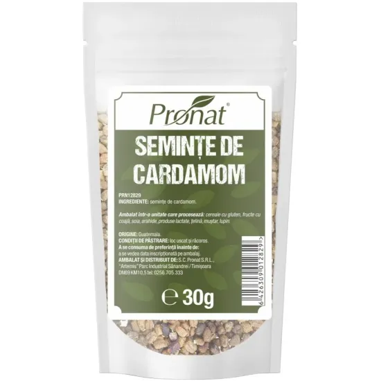 Seminte de cardamom, 30g Pronat