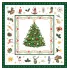 Servetele de Craciun 25x25 Christmas Evergreen