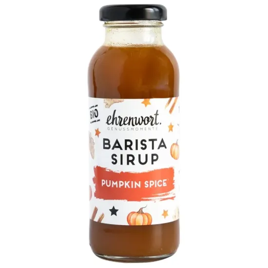 Sirop bio barista de dovleac, 250ml Ehrenwort