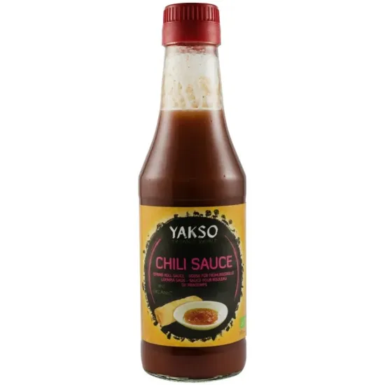 Sos bio de chili pachetele de primavara, 240ml Yakso