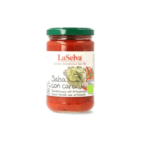 Sos bio de rosii cu busuioc, 340g LaSelva