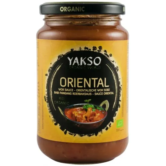 Sos bio oriental pentru wok, 350g Yakso