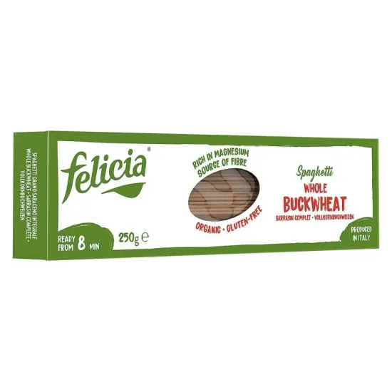 Spaghetti bio din hrisca 250g Felicia