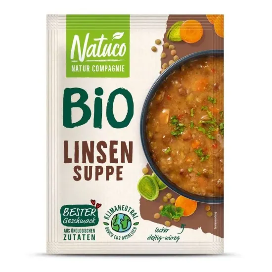 Supa bio de linte, 61g natuco