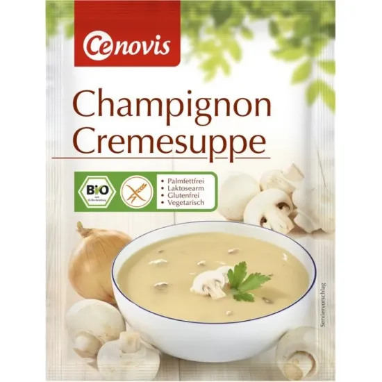 Supa crema bio de ciuperci Champignon, 60g cenovis