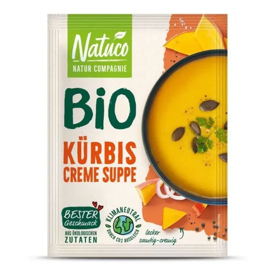 Supa crema bio de dovleac, 49g natuco