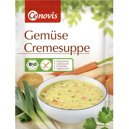 Supa crema bio de legume, 64g cenovis