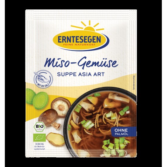 Supa de legume miso bio in stil asiatic, 37g erntesegen