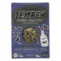 TEMPEH BIO DIN FASOLE NEAGRA CU SOS TAMARI, 200G TEMPEHMANUFAKTUR
