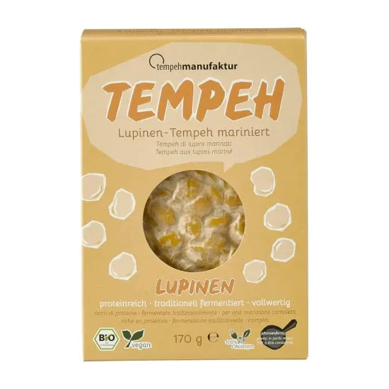 Tempeh bio din lupin, 170g Tempehmanufaktur