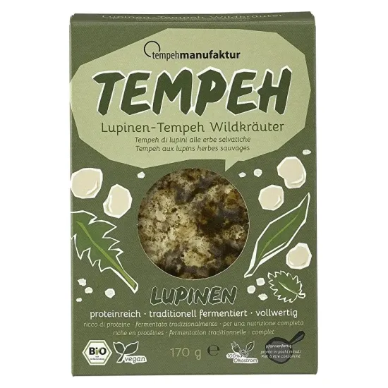 TEMPEH BIO DIN LUPIN CU PLANTE AROMATICE, 170G TEMPEHMANUFAKTUR