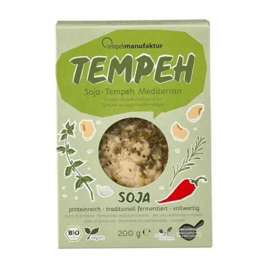 TEMPEH BIO MEDITERANEAN, 200G TEMPEHMANUFAKTUR