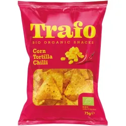 Tortilla bio cu chilli, 75g Trafo Tortilla bio cu chilli, 75g Trafo