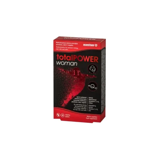 totalPOWER woman, 30 tablete  – 38,7 g Aconitum