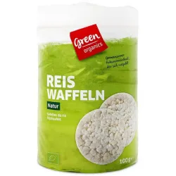 Turte bio din orez, fara sare, 100g Green Organics Turte bio din orez, fara sare, 100g Green Organics